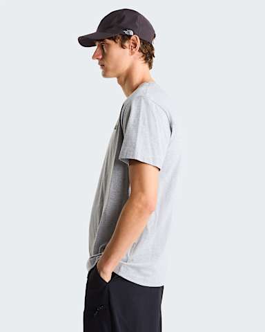 Mens Evolution Box Half Dome Regular TShirt TNF TNF Pale Grey Heather ALT2