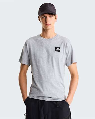 Mens Evolution Box Half Dome Regular TShirt TNF TNF Pale Grey Heather HERO