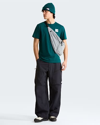 Mens Evolution Box Half Dome Regular TShirt TNF Pacific Teal ALT1