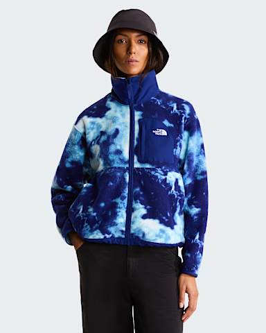 Yumiori OffPeak Print Fleecejacke TNF Bold Blue Granitic Rock Print hero