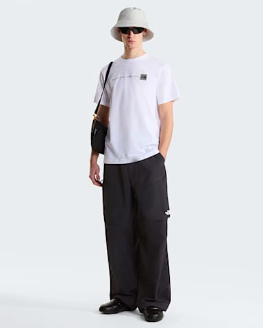 Mens Never Stop Exploring Regular Graphic TShirt TNF TNF WhiteTNF Black ALT1