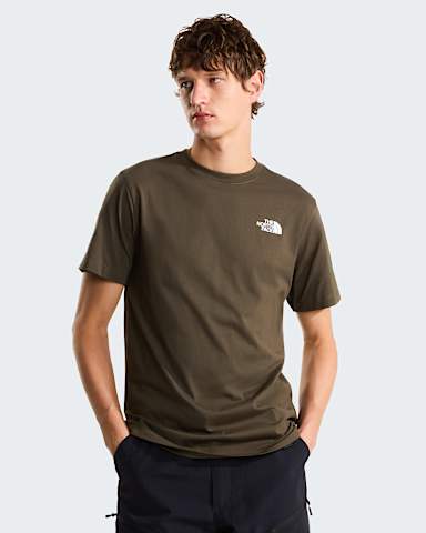 Tshirt NSE Box Regular da uomo TNF New Taupe Green ALT1