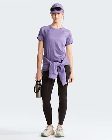 Jaida Tshirt voor dames TNF Grounded Plum Light Heather ALT1