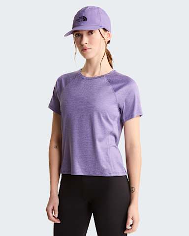 Jaida Tshirt voor dames TNF Grounded Plum Light Heather HERO