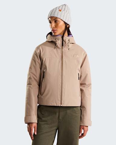 Womens TNF Range Lightweight Hooded Jacket TNF Garnet HERO