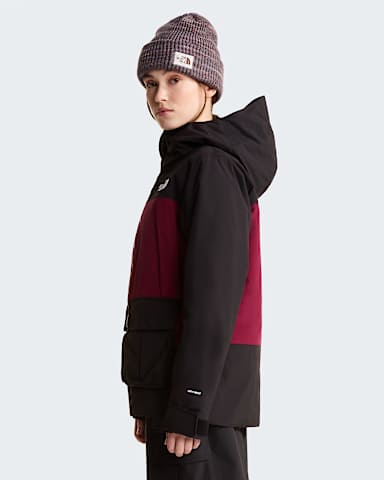 Womens Slaydee Triclimate 3in1 Jacket TNF Burgundy CrushTNF Black alt2