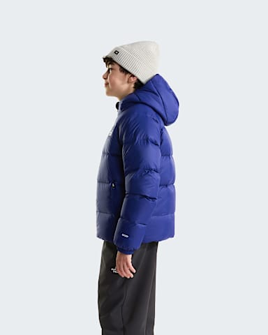 Hydrenalite Down Hooded Jacket Boy TNF Bold Blue ALT2