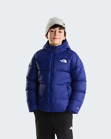 Hydrenalite Down Hooded Jacket Boy TNF Bold Blue HERO