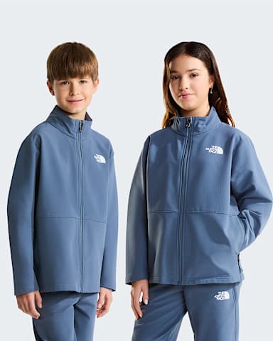 Chaqueta softshell Perlino para jvenes TNF Granite Grey HERO