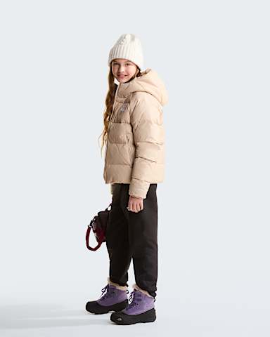 Giacca in piumino con cappuccio Hydrenalite da ragazza TNF Timeless Taupe ALT1