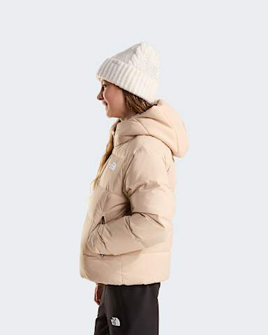 Giacca in piumino con cappuccio Hydrenalite da ragazza TNF Timeless Taupe ALT2