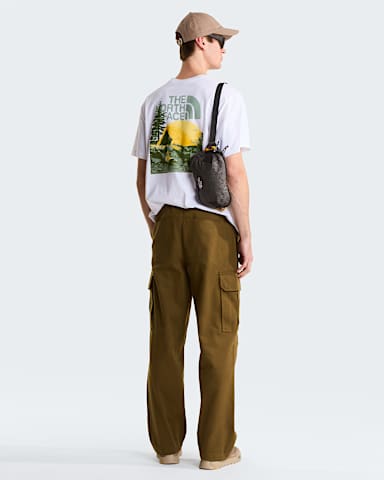Mens Pitch A Tent Relaxed TShirt TNF TNF White ALT2