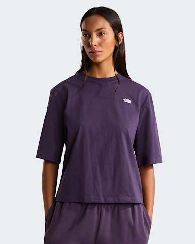Womens TNF Essential Simple Dome Boxy Relaxed TShirt TNF Endless Dusk HERO