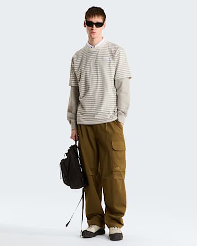Vista Stripe TShirt M TNF Cumulus Cloud TNF Pinch Stripe ALT1