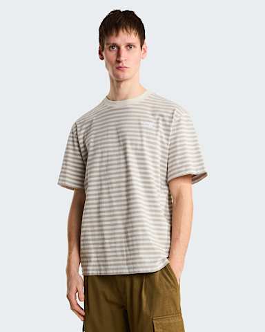 Vista Stripe TShirt M TNF Cumulus Cloud TNF Pinch Stripe HERO
