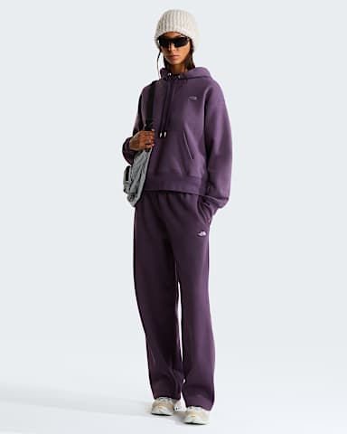 TNF Essential Simple Dome Boxy Oversized Hoodie voor dames TNF Endless Dusk ALT1