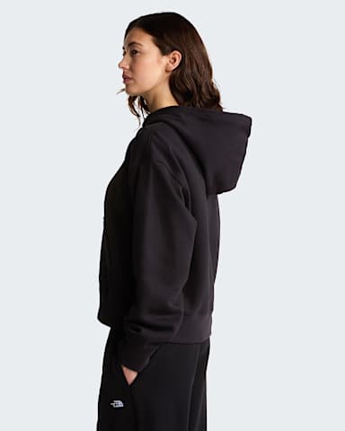 Womens TNF Essential Simple Dome Boxy Oversized Hoodie TNF TNF Black ALT2