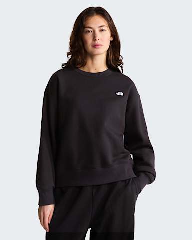 TNF Essential Simple Dome Boxy Oversized Sweatshirt voor dames TNF TNF Black HERO