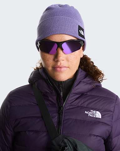 Dock Worker Recycled Beanie TNF Grounded Plum ALT1