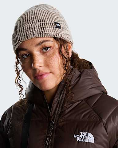 Czapka beanie TNF Fisherman TNF Timeless Taupe Multi ALT1