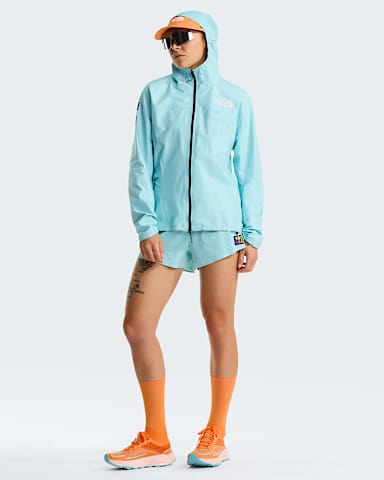 Summit Pacesetter Graphic Shorts Damen TNF Canal Blue ALT1