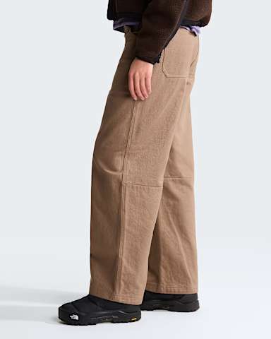 Womens Pinecrest Wide Leg Trousers TNF Garnet ALT2