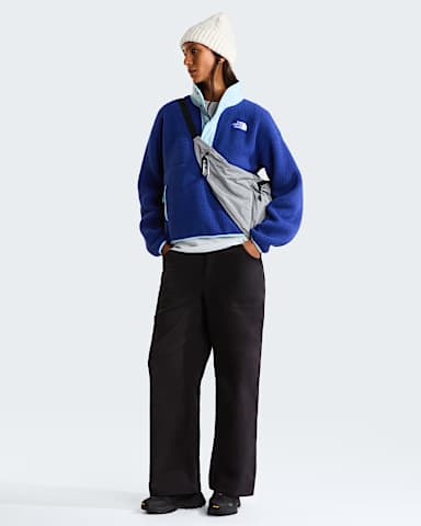 Womens Cragmont 12 Snap Fleece Jacket TNF Bold BlueGlacier ALT1