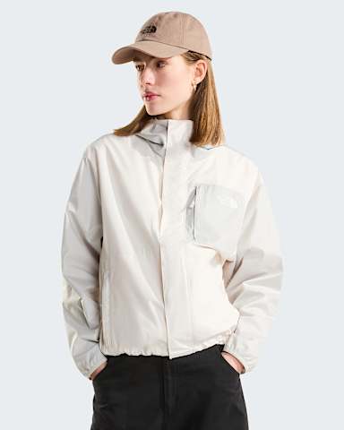 Nuketo Wind Jacket W TNF White DuneCumulus Cloud HERO