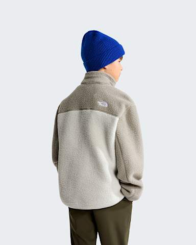 Polaire col zipp Yumiori pour enfant TNF Cumulus CloudStone Slab ALT3
