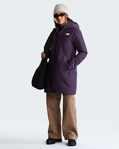 Hikestellergesoleerde parka voor dames TNF Endless Dusk ALT1