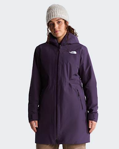 Hikestellergesoleerde parka voor dames TNF Endless Dusk HERO