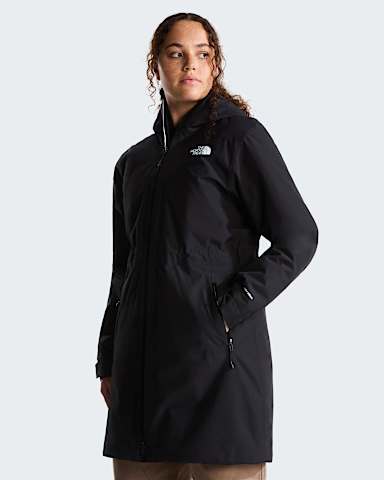 Hikestellergesoleerde parka voor dames TNF TNF Black HERO