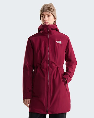 Parka isolante Hikesteller pour femme TNF Burgundy Crush HERO