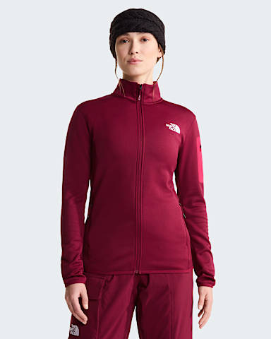 Giacca in pile Mistyescape da donna TNF Burgundy Crush HERO