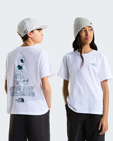 Tshirt Graphic dcontract Alien pour enfant TNF TNF White HERO