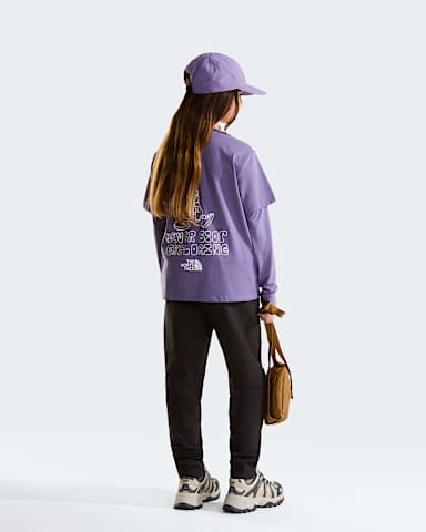 Tshirt Alien Relaxed Graphic da ragazzi TNF Grounded Plum ALT2