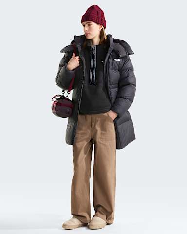 Parka acolchada holgada para mujer TNF TNF Black alt1