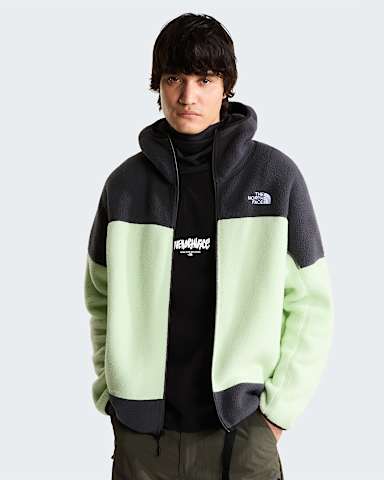 NSE Mask Fleecejacke fr Herren TNF Calcified LimeAnthracite Grey ALT4
