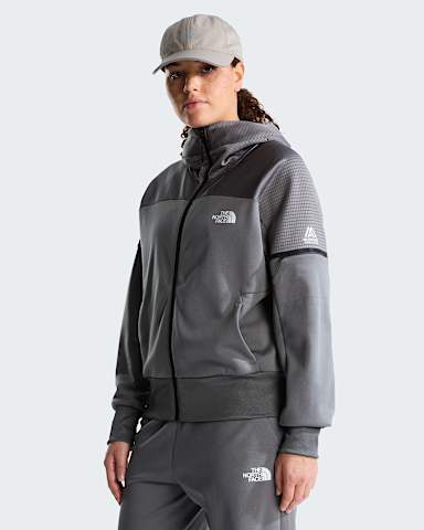 Womens Mountain Athletics Hooded Fleece 20 TNF Smoked Pearl HERO