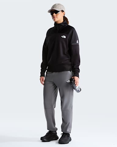 Womens Mountain Athletics 14 Zip Fleece 20 TNF TNF Black ALT1