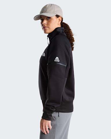Womens Mountain Athletics 14 Zip Fleece 20 TNF TNF Black ALT2