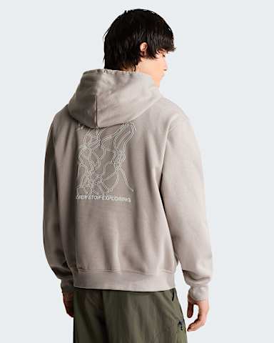 Sweat  capuche graphique dcontract unisexe NSE Slopes TNF Stone Slab ALT2