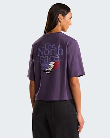 Camiseta de corte cuadrado con estampado grfico Retro Trail TNF Endless Dusk HERO
