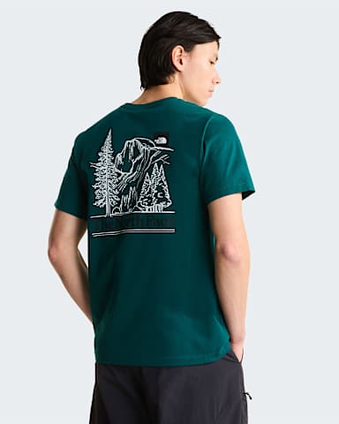 Tshirt standard Monte Graphic pour homme TNF Pacific Teal HERO