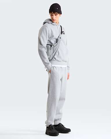 Mikina s kapuc Box Half Dome Regular pro pny TNF TNF Pale Grey Heather ALT1
