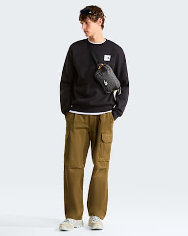 Mens Box Half Dome Regular Sweatshirt TNF TNF Black ALT1