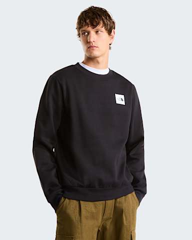 Mens Box Half Dome Regular Sweatshirt TNF TNF Black HERO