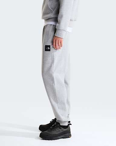 Mens Box Half Dome Regular Tapered Joggers TNF TNF Pale Grey Heather ALT2