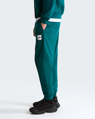 Box Half Dome Jogginghose Tapered in Standard Fit Herren TNF Pacific Teal ALT2