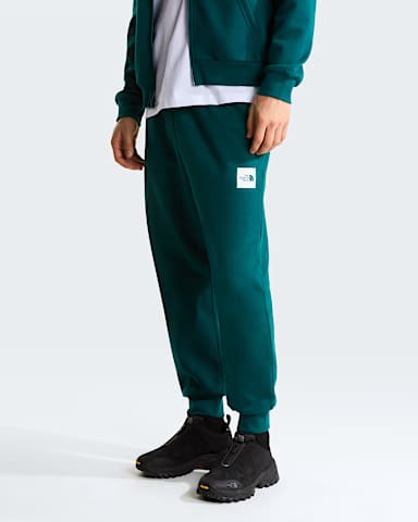 Box Half Dome Jogginghose Tapered in Standard Fit Herren TNF Pacific Teal HERO